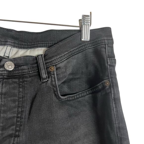 Acne Studios River Slim Tapered Washed Black Denim Jeans Size 32x34 - Picture 9 of 13